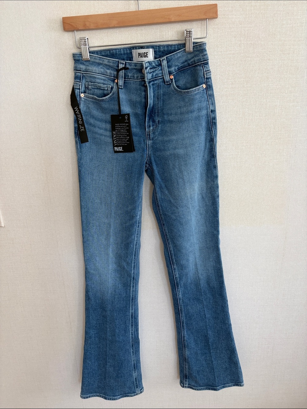 PAIGE High-Rise Women's Jeans in Medium Blue Wash